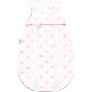 👉 Odenwälder  Slaapzak Jersey Prima klimaat star s candy pink 60 - 130 cm - Roze/lichtroze - Gr.110 cm