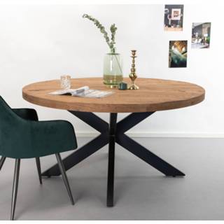 👉 Sohome Eettafel 'Yannick' Rond, 130cm