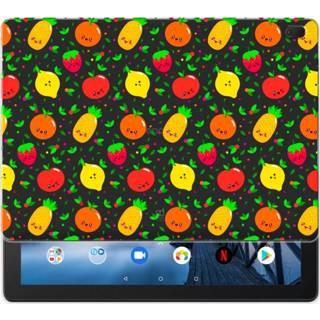 👉 Tablethoes Lenovo Tab E10 Tablethoesje Design Fruits 8720091655201