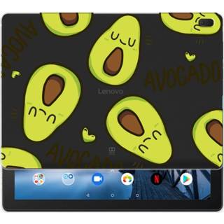 👉 Tablethoes Lenovo Tab E10 Tablethoesje Avocado Singing 8720091673168