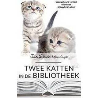 👉 Twee katten in de bibliotheek. Jan Louch, Paperback 9789044356595