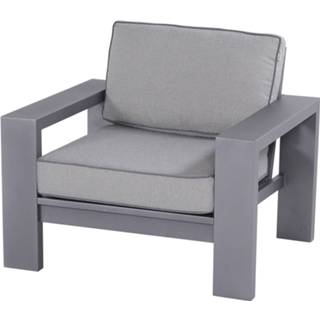 👉 Loungestoel grijs Gecoat Aluminium frame Hartman Outdoor 'Titan', kleur 8711268500479
