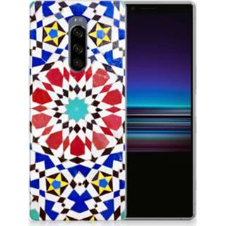 👉 Sony Xperia 1 TPU Hoesje Design MozaÃ¯ek 8720091765566