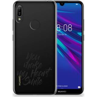 👉 Huawei Y6 2019 | Pro TPU Hoesje Design Heart Smile 8720091847972