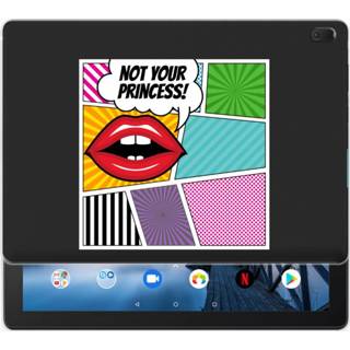 👉 Tablethoes Lenovo Tab E10 Uniek Tablethoesje Popart Princess 8720091866904
