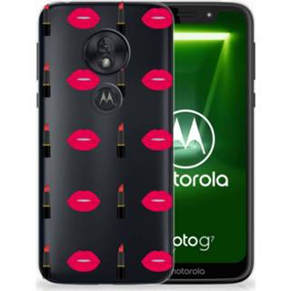 👉 Lippenstift Motorola Moto G7 Play TPU Hoesje Design Lipstick Kiss 8720091919563