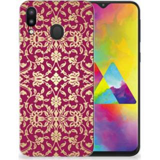 Samsung Galaxy TPU Hoesje Design Barok roze M20 Roze Samsung Galaxy M20 TPU Hoesje Design Barok Pink 8720091947009