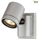 👉 Plafondlamp zilvergrijs Buiten wand- / MYRA WALL GU10