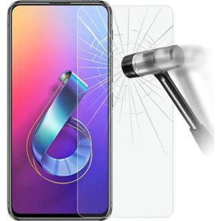 👉 Screen protector Asus Zenfone 6 ZS630KL Glazen Screenprotector - 9H, 0.33mm Doorzichtig 5712579992659
