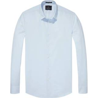 👉 Longsleeve blauw XL male Scotch & Soda Nos - classic shirt Lange mouw