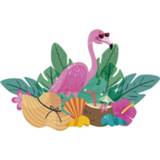 👉 Muursticker nederlands Muurstickers bloemen Zomer flamingo