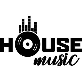 👉 Muursticker nederlands Muurstickers tienerkamer House music text