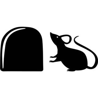 Muursticker nederlands kinderen Muurstickers kinderkamer muisje en holletje