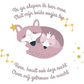 👉 Muursticker nederlands Muurstickers tekst ik ga slapen gedichtje