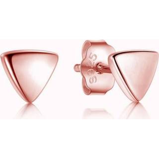 👉 Oorknop zilver rose vrouwen Cilla Silver dames oorknoppen 925 Triangle 8720088553725