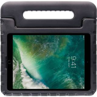 👉 Handvat zwart TPU unicolor unisex kinderen Kidsproof Backcover met voor de iPad Air 10.5 / Pro - 8719295360424