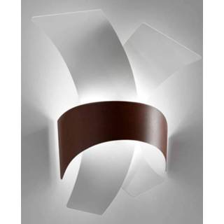 👉 Wandlamp wit metalen metaal a+ selene tea group Calypso - LED uit bogen