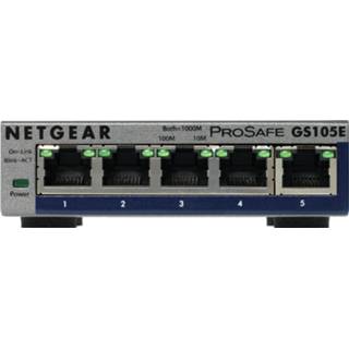 👉 Switch grijs Netgear ProSafe Plus GS105E