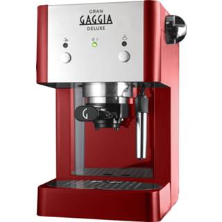 👉 Espresso apparaat rood Gaggia Gran Deluxe 8710103678007