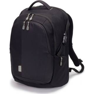 👉 Back pack zwart Dicota laptop tas Backpack Eco 15,6inch detachable Notebook-Case Rain Protection System 7332752005594