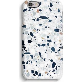 👉 Zwart Volledig Geprint iPhone 6 / 6S Hoesje (Glossy) - Terrazzo N°1 7435138394371