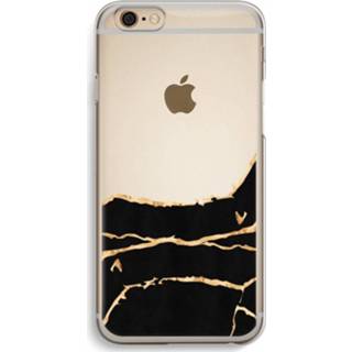 👉 Transparant gouden marmer IPhone 6 / 6S Hoesje (Soft) - 7435138425464