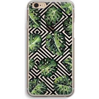 👉 Transparant IPhone 6 / 6S Hoesje (Soft) - Geometrische jungle 7435138428496