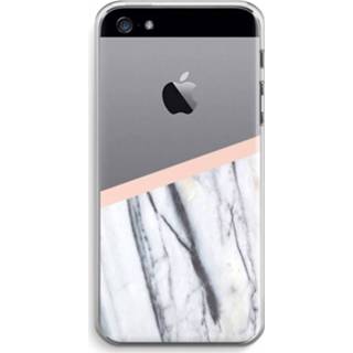 👉 Transparant IPhone 5 / 5S SE Hoesje (Soft) - A touch of peach 7435138435432