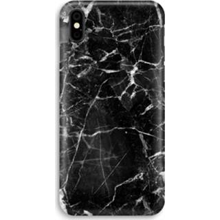 👉 Zwart marmer IPhone X Volledig Geprint Hoesje (Hard) - 2 7435138444458