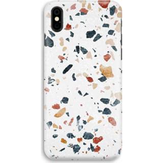 👉 Zwart IPhone X Volledig Geprint Hoesje (Hard) - Terrazzo N°4 7435138444496