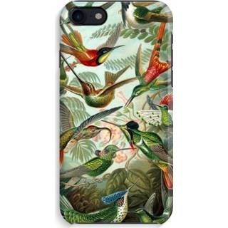 👉 Zwart IPhone 8 Volledig Geprint Hoesje (Hard) (Glossy) - Haeckel Trochilidae 7435138450404