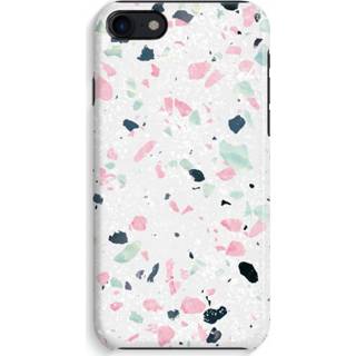 👉 Zwart IPhone 8 Volledig Geprint Hoesje (Hard) (Glossy) - Terrazzo N°3 7435138451418