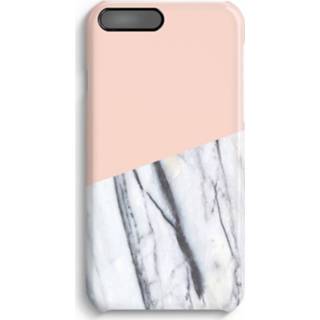 👉 Zwart IPhone 7 Plus Volledig Geprint Hoesje (Hard) (Glossy) - A touch of peach 7435138460434