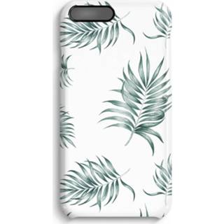 Zwart IPhone 7 Plus Volledig Geprint Hoesje (Hard) (Glossy) - Simple leaves 7435138461424