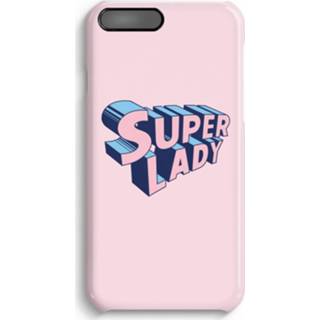 👉 Zwart IPhone 7 Plus Volledig Geprint Hoesje (Hard) (Glossy) - Superlady 7435138462445