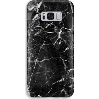 👉 Zwart marmer Samsung Galaxy S8 Volledig Geprint Hoesje (Hard) (Glossy) - 2 7435138464456