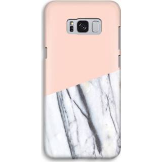 👉 Zwart Samsung Galaxy S8 Volledig Geprint Hoesje (Hard) (Glossy) - A touch of peach 7435138465439