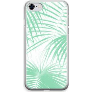 IPhone 8 Hoesje, Soft - Palmbladeren transparant Transparant IPhone 8 Hoesje (Soft) - Palmbladeren 7435138489411
