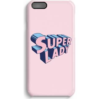 👉 Zwart IPhone 6 / 6S Plus Volledig Geprint Hoesje (Hard) (Glossy) - Superlady 7435138492442