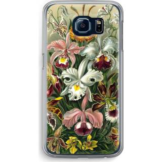 👉 Transparant Samsung Galaxy S6 Hoesje (Soft) - Haeckel Orchidae 7435138667628