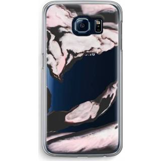 Transparant roze Samsung Galaxy S6 Hoesje (Soft) - stroom 7435138667673