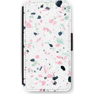 👉 Flip hoesje zwart IPhone 7 Plus - Terrazzo N°3 7435138841813