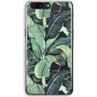 👉 Transparant OnePlus 5 Hoesje (Soft) - Bananenbladeren 7435138720743