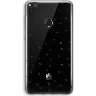 👉 Transparant Huawei Ascend P8 Lite (2017) Hoesje (Soft) - Kleine kattenkopjes 7435138731756