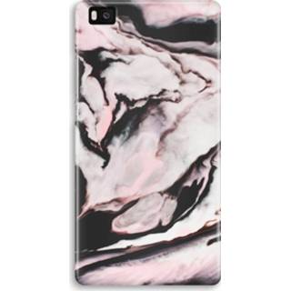 👉 Roze zwart Huawei Ascend P8 Volledig Geprint Hoesje (Hard) - stroom 7435138862870