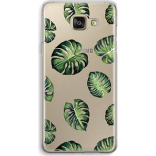 👉 Transparant Samsung Galaxy A5 (2016) Hoesje (Soft) - Tropische bladeren 7435138752799
