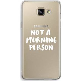 👉 Transparant Samsung Galaxy A5 (2016) Hoesje (Soft) - Morning person 7435138753765