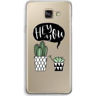 👉 Transparant Samsung Galaxy A5 (2016) Hoesje (Soft) - Hey you cactus 7435138753772