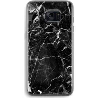 👉 Transparant zwart marmer Samsung Galaxy S7 Edge Hoesje (Soft) - 2 7435138794751