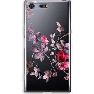 Transparant Sony Xperia XZ Premium Hoesje (Soft) - Mooie bloemen 7435138817801